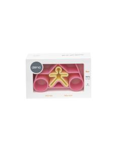 Dena Toys - Voiture Pastel Rose Jaune