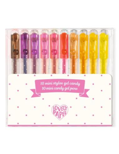 10 Mini Stylos Gel - Candy