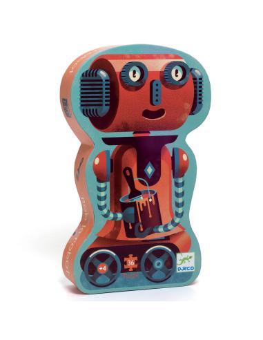 Puzzle Silhouette (36 pcs) - Bob le Robot