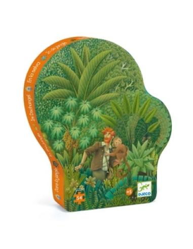 Puzzle Silhouette (54 pcs) - Dans la Jungle