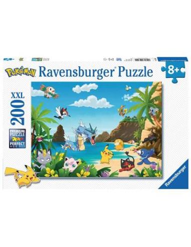 Puzzle (200 pcs) - Pokemon Attrapez les tous ! XXL