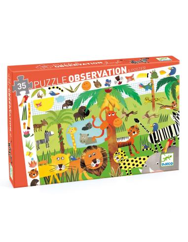 Puzzle Observation (35 Pcs) - La Jungle