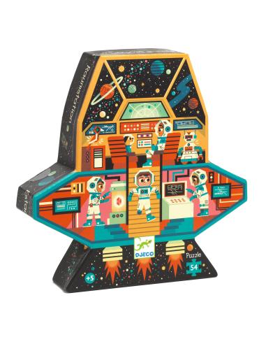 Puzzle Silhouette (54 pcs) - Station Spatiale