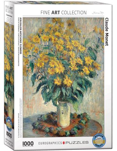 Puzzle (1000 pcs) - Claude Monet - Fleurs de Topinambour