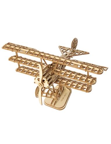 Puzzle 3D Bois - Avion Vintage