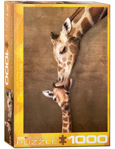 Puzzle (1000pcs) - Le Câlin de la Girafe