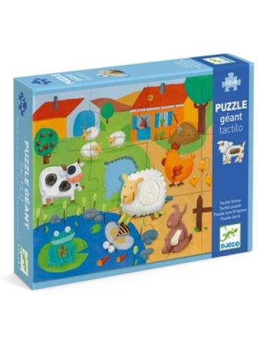 Puzzle Tactile - Tactilo Ferme (Géant - 20 pcs)