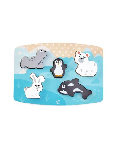 Puzzle Tactile - Animaux Polaires