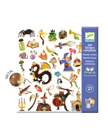 Stickers Métalisés - Médiéval Fantastique