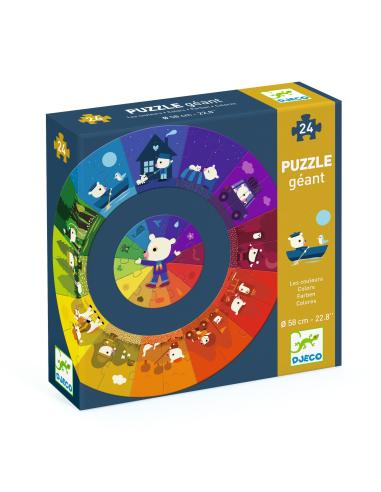 Puzzle Géant (24 pcs) - Les Couleurs