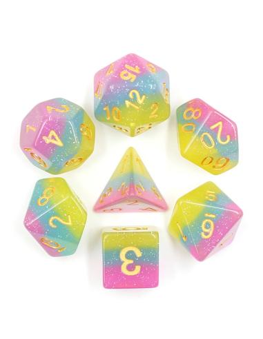 Lot de 7 dés – Candyland