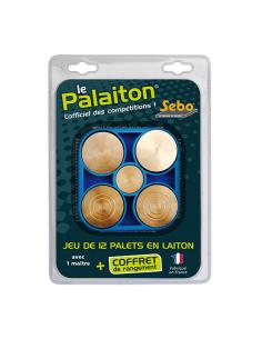 Jeu de palets Laiton - boite plastique sous coque (disponible sur commande)