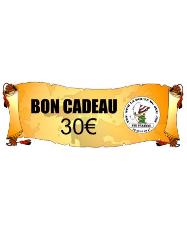 Bon d'achat - Carte cadeaux de 30€