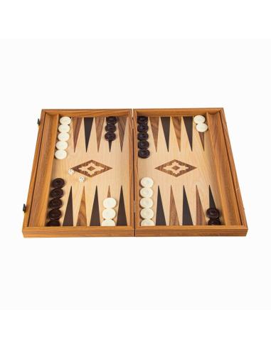 Backgammon - 38cm Type Noyer