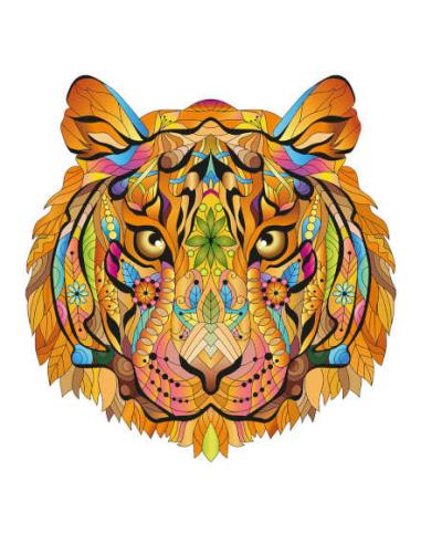 Rainbow Wooden Puzzle - Tigre (139 pcs)