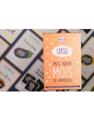 Kit 15 Cartes - Mes 9 Mois De Grossesse