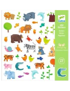 160 Stickers Animaux