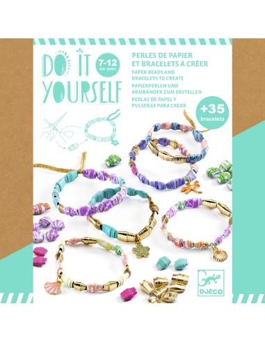 Do it Yourself - Perles de Papier et Bracelets - Chics et Dorés